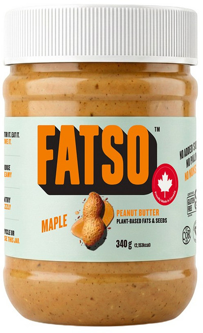 FATSO 팻소 MCT 슈퍼씨드 땅콩버터 메이플, 1개, 340g
