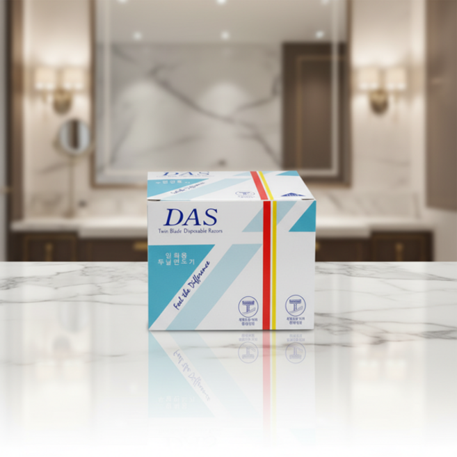 다스 2중날 일회용면도기 100개, 1, 100