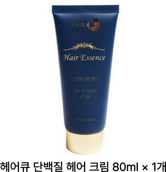 헤어큐 단백질 헤어 크림, 80ml, 1개