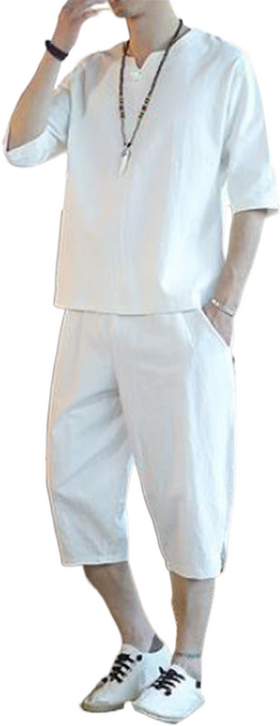 셀럽당 남자 생활한복 모시옷 반팔상하복 개량한복 A01952