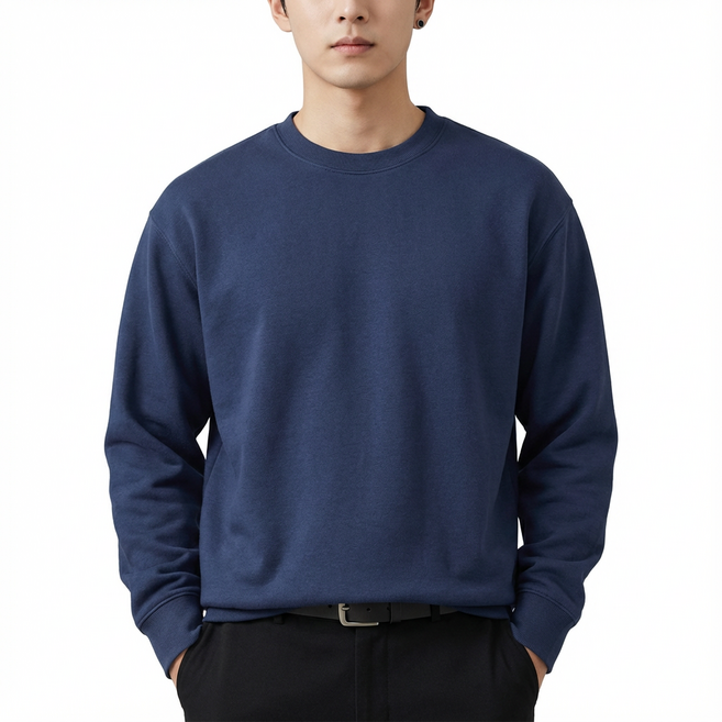 FURENDO남녀공용 무지 베이직 특양면 맨투맨 6컬러