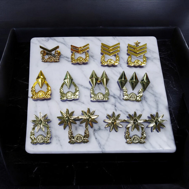 간부 모장 계급장 베레모 전투모 차양모 계급 하사 중사 상사 원사 준위 소위 중위 대위 소령 중령 대령 준장 소장 중장 대장