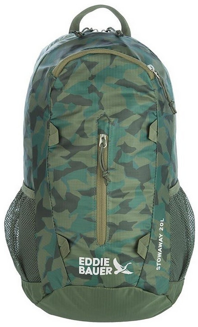 Eddie Bauer 남녀공용 성인용 Stowaway 패커블 데이팩 20 L, 20L, Sprig