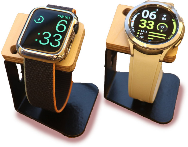 갤럭시워치 애플워치 원목 시계거치대 시계보관함 워치8 7 6 5 4