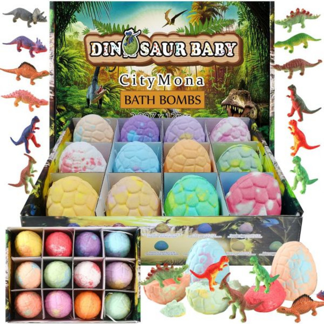 일본직배송 입욕제 버스밤 공룡 선물세트 목욕 장난감 탄산 생일 선물 모둠 향, 1