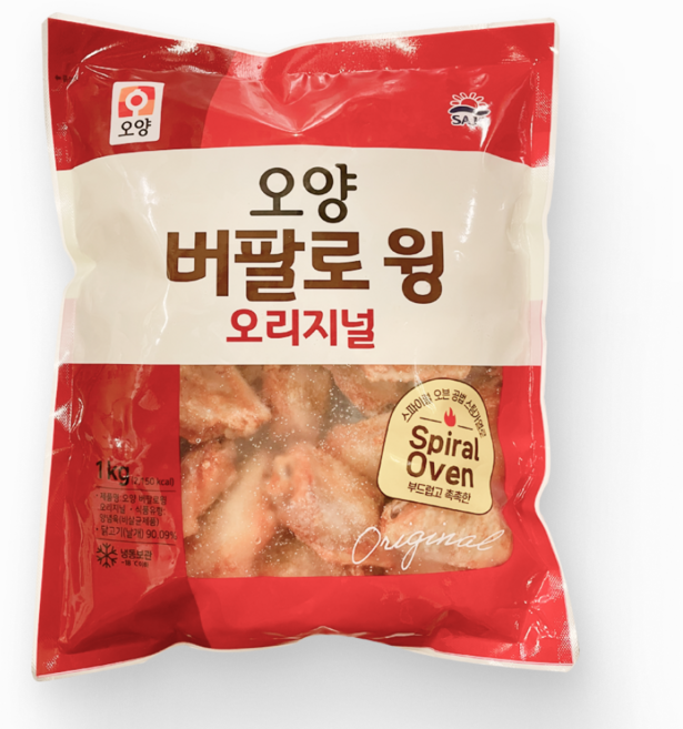 [먹고사는이야기] 사조오양 버팔로 윙 1kg 치킨윙봉, 1개