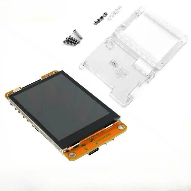 ESP32 2.8인치 TFT LCD 디스플레이 모듈 정전식 터치 스크린 WiFi+BT ST7789 드라이버 240x320 해상도, Display and Case