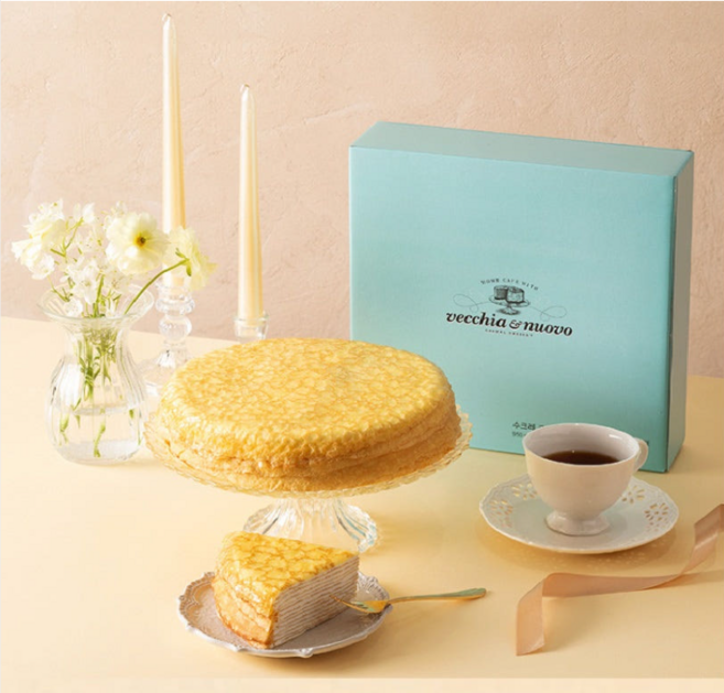 신세계푸드 베키아에누보 수크레크레이프케익, 950g, 1개