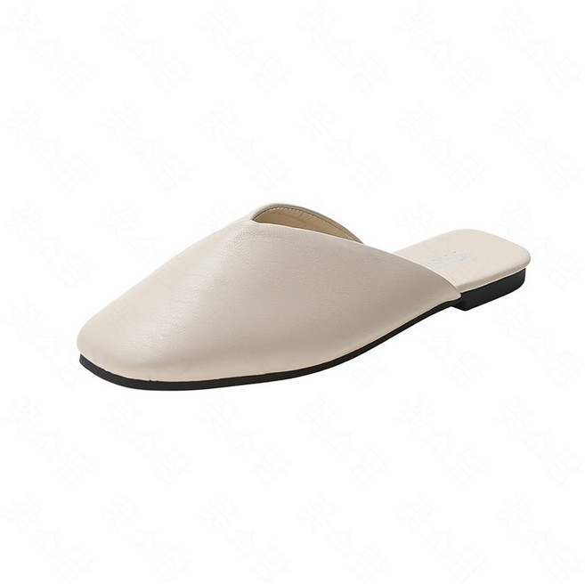 꽃소담 여성 여름 스퀘어 플랫뮬 블로퍼 빅사이즈 슬리퍼 225-265 HZHF160