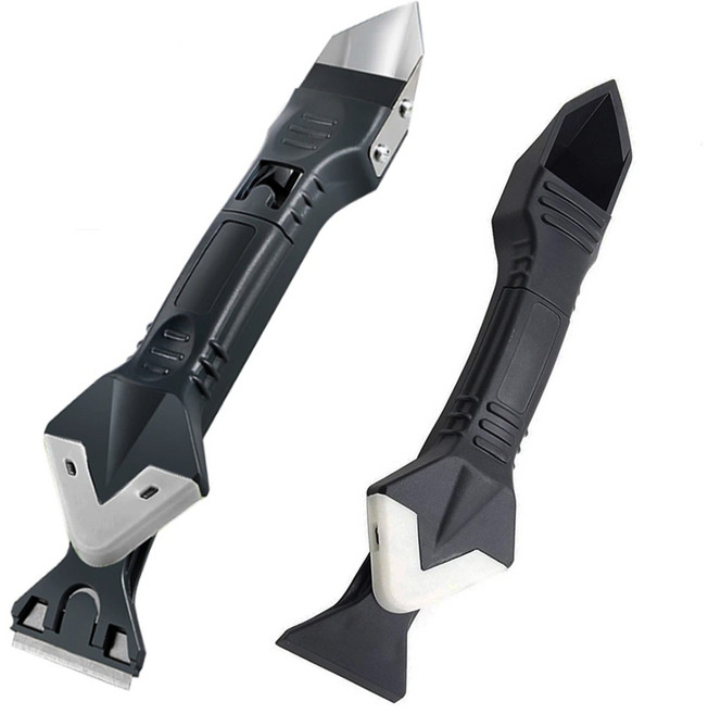 발통마켓 실리콘 스크래퍼 제거기 만능헤라 다용도 타일 욕실 길이조절, 실리콘스크래퍼(스틸), 1개