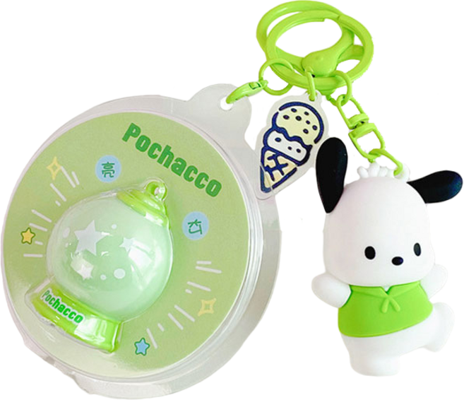 산리오 정품 스타라이트 키링 열쇠고리, 1개, 포차코SL