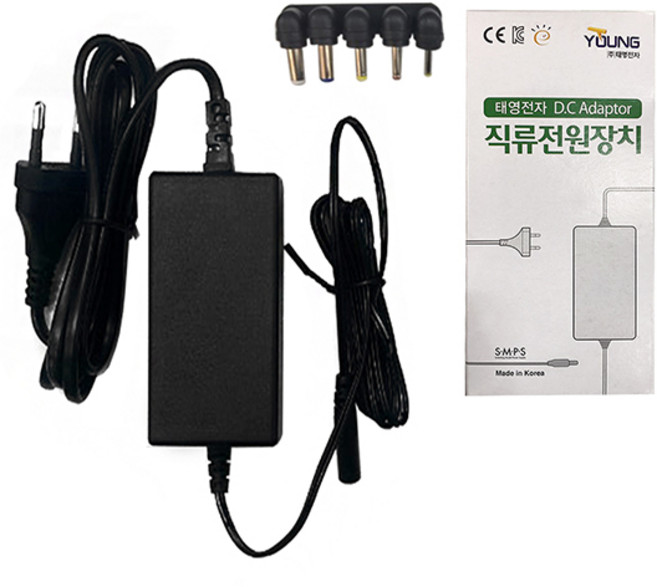 태영전자 전자식아답터 TY 15V 2A 코드일체형, 1개