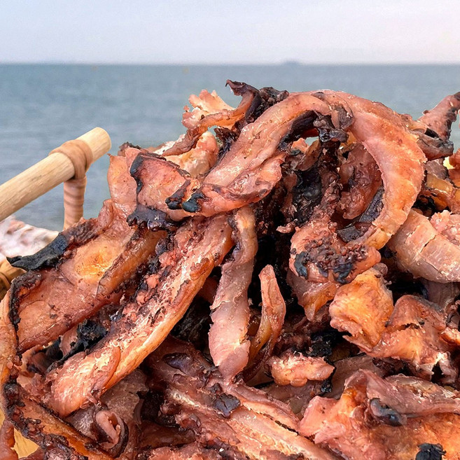 국내가공 맥반석 통다리 조미 오징어 300g / 고급 술안주 주전부리 오징어다리 오다리, 1개