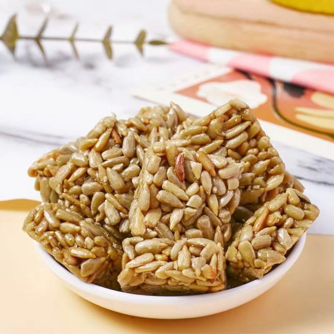 해바라기씨강정 아몬드 과자 견과류강정 씨앗강정, 60개