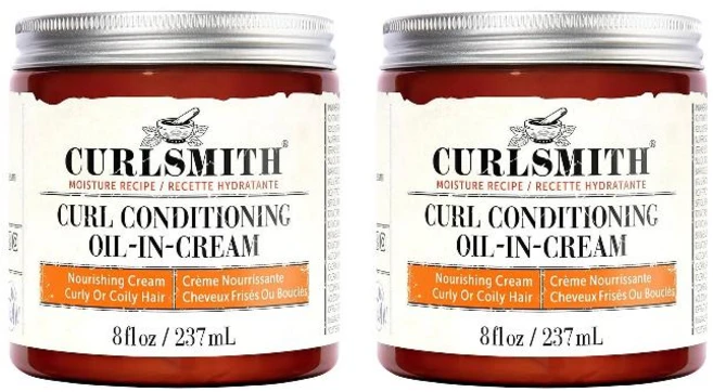 CURLSMITH 컬스미스 컬 컨디셔닝 오일 인 크림 8 oz 2팩 - 쿠팡