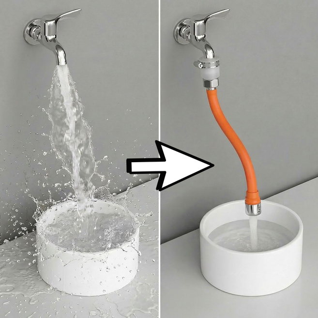 라이포잇 수도 연장 호스 + 호환 커넥터 세트, 1개