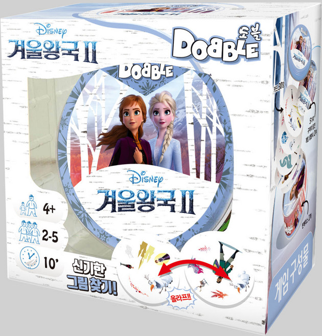 행복한바오밥 도블 겨울왕국 2 보드게임, 흰색, 1개