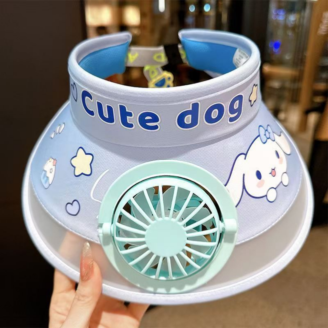 아동 선캡 밴드 선풍기 여름 여행 선캡 남아여아 선캡