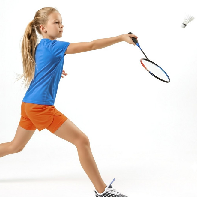 스페이드랩 주니어 초등학생 배드민턴 라켓 풀카본+ 케이스, 1개, 스매시 에이스 프로