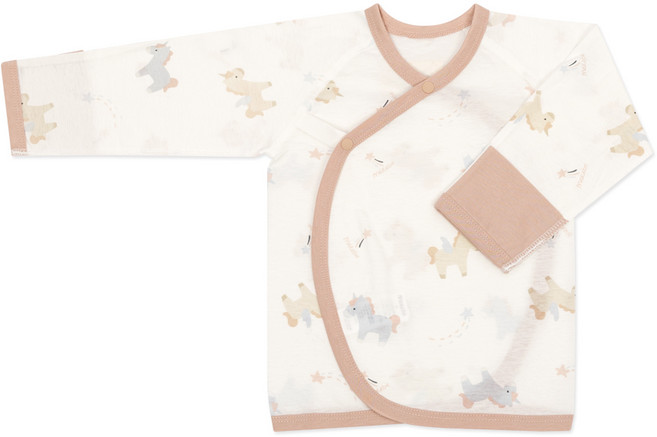 메르베 26년 말띠 신생아용 유니콘 유아 배냇저고리 순면