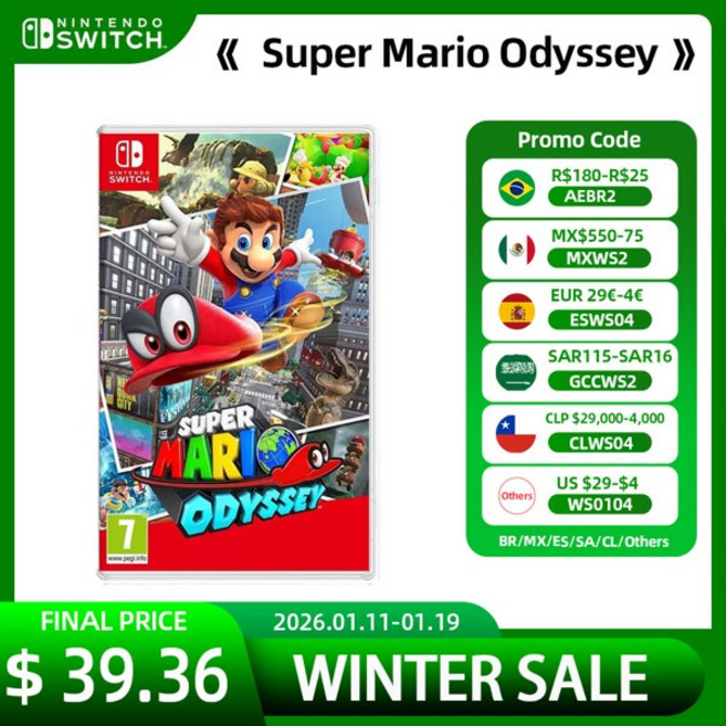 닌텐도 스위치 게임 슈퍼 마리오 오디세이 TV 테이블탑 핸드헬드 플레이 모드 장르 플랫폼 액션 스위치 OLED 라이트 콘솔용, [01] 옵션1