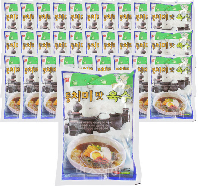 해가득 동치미맛육수 냉면육수, 350g, 30개