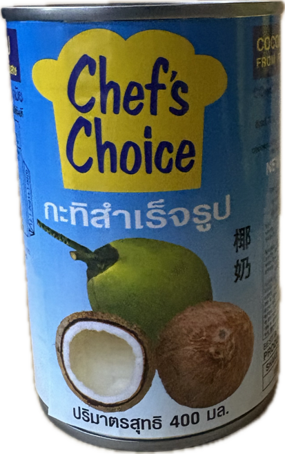 태국 코코넛밀크 쉐프 초이스 NUOC COT DUA THAI, 400ml, 5개