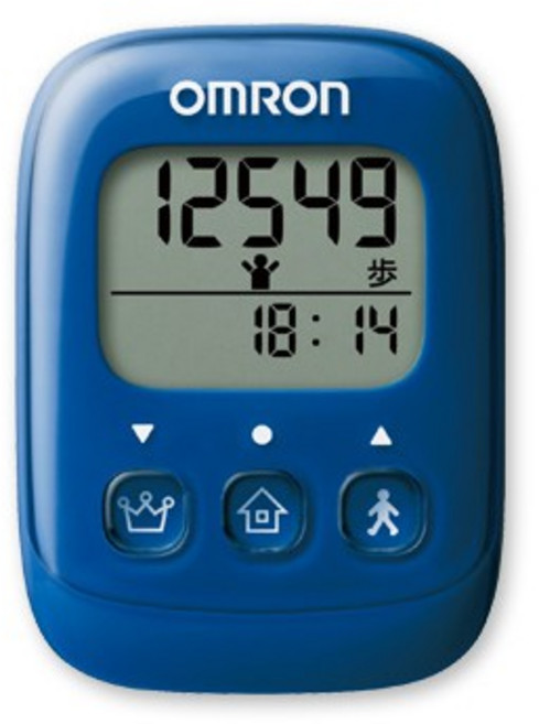 OMRON 歐姆龍 HJ-325 計步器, 藍色, 1個