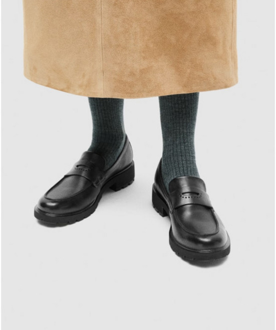 에코 여성 로퍼 신발 블랙 구두 메트로폴 비엔나 2025 가죽 캐주얼슈즈 231333