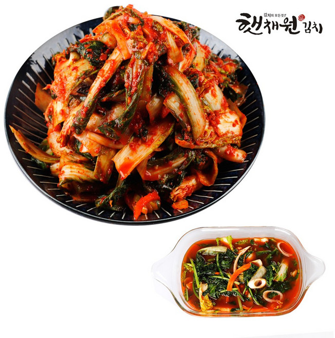 매일 담가 보내는 국산 전라도 얼갈이 김치 4KG + 물김치(얼갈이 열무) 2KG 세트