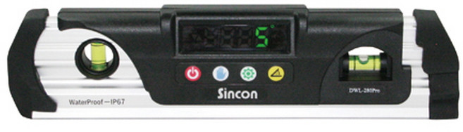 신콘 디지털수평계 디지털레벨기 오토레벨 230mm DWL-280PRO, 없음