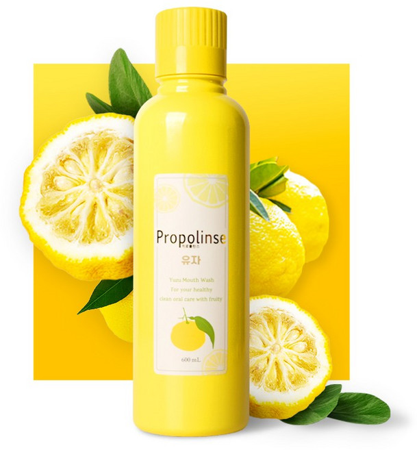 프로폴린스 유자 가글 휴대용 150ml, 600ml, 1개