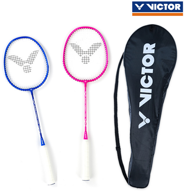 [빅터]AURA 파워1700 가벼운 배드민턴 라켓 세트 채 2자루 입문용 어린이 초등학생, AURA1700라켓세트, 1개