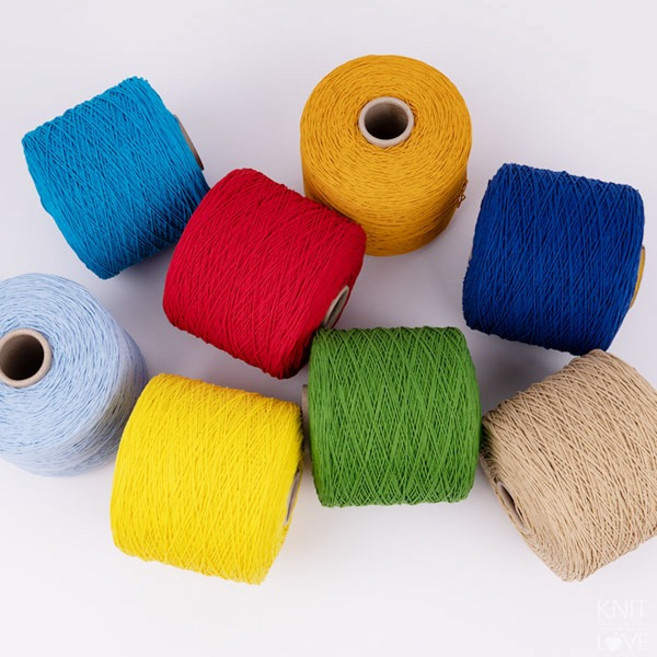 덕진 니트러브 공작표 순면 색사 18합, 209 바이올렛, 1개