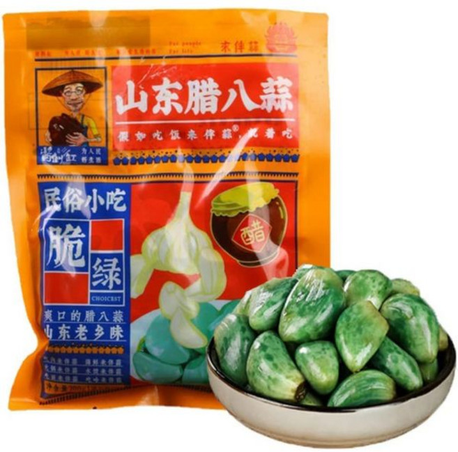 믹스야채 피클 채식푸드 라바 마늘 제이드 절임 채소 신선 녹색 250g/팩 설탕 비건 크리스프 리프레시 중국식 밥에 딱 맞 중국 특산물 (2팩), 3pack, 250g