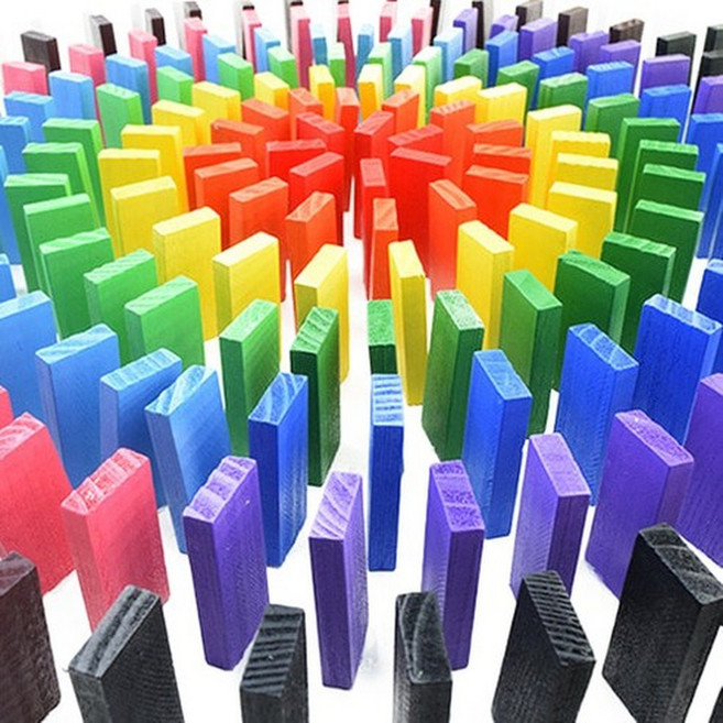 가베가족 꼬마 도미노 600p KS0181, 기본구성, 1개