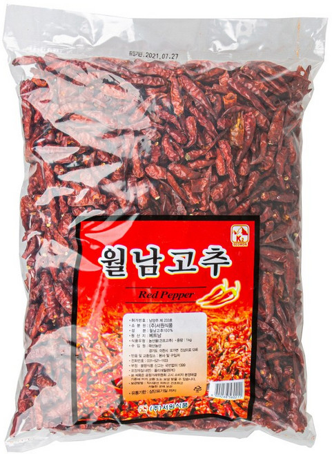 베트남 건고추 땡초 1kg, 1개