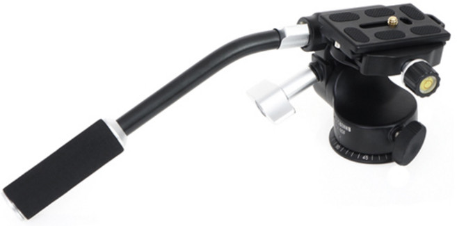 호루스벤누 MV-80F 유압식 도브테일 3way 비디오 삼각대 헤드, 1개