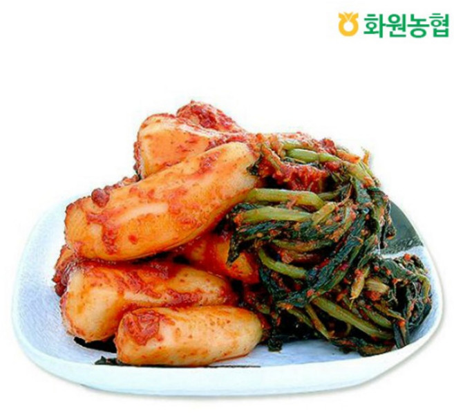 [화원농협] 이맑은 김치 골라담기, 3kg, 1박스, 총각김치 3kg