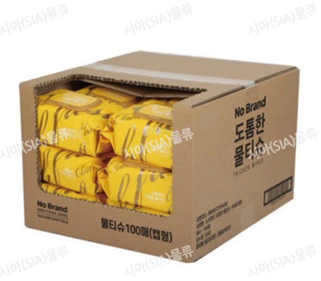 노브랜드 도톰한 100매 물티슈, 3.05g, 100개입, 3개 - 쿠팡