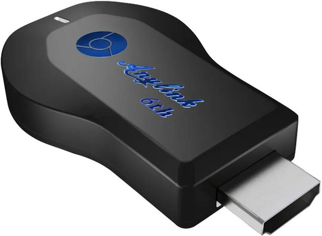 【六代進階款】AnyLink-6th全自動無線影音電視棒, 1個, 黑