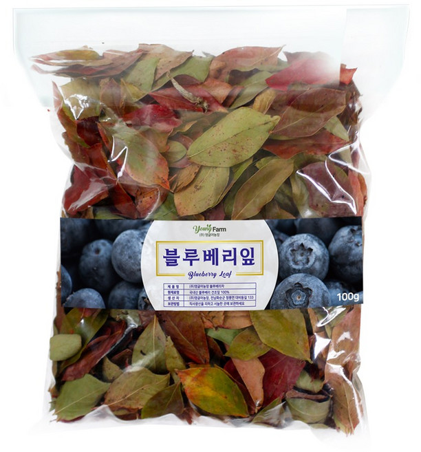 영글어농장 국내산 블루베리잎차, 1개, 100g
