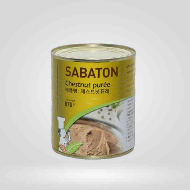 밤퓨레 사바톤 체스트넛 퓨례 스무디 870g 식료품 체스트넛파운드케이크