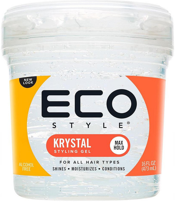에코 스타일 스타일링 젤 473ml 1팩 크리스탈 Ecoco Inc. - All types of Hair Styling Gel Eco Styler, 1개