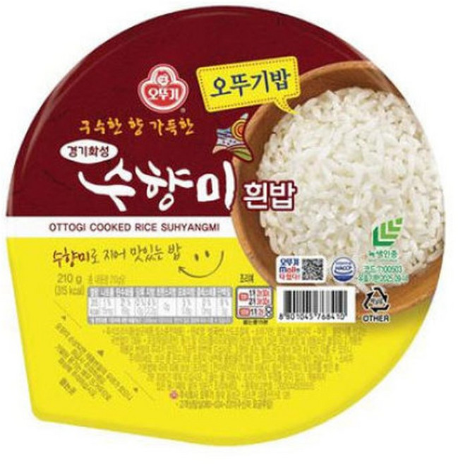 오뚜기밥 수향미밥 210g x 12개