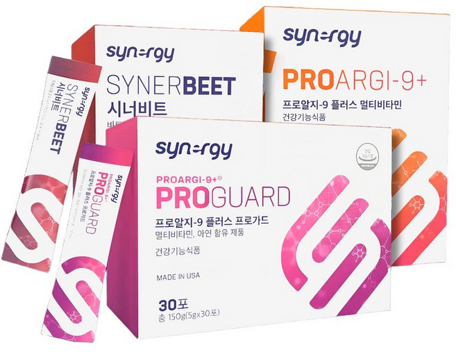 시너지 원팩 다이어트 3종 세트 (프로알지 멀티비타민+프로가드(시너뮨)+시너비트), 5g, 1세트