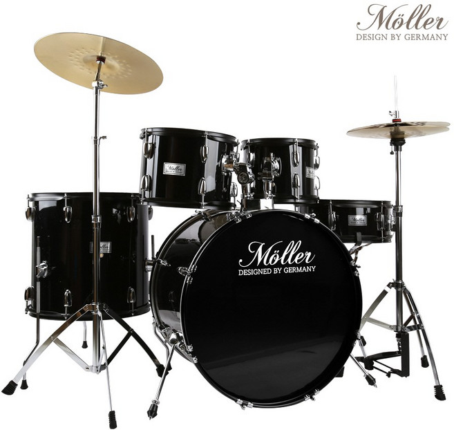 뮐러 정품 드럼 5기통 풀세트+의자+스틱