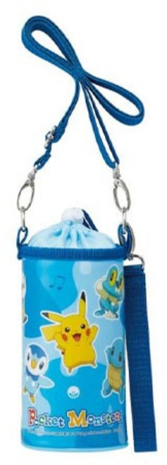 포켓몬스터 에나멜 패트병 케이스 (572241) 어깨끈 물통 물병주머니, 1개