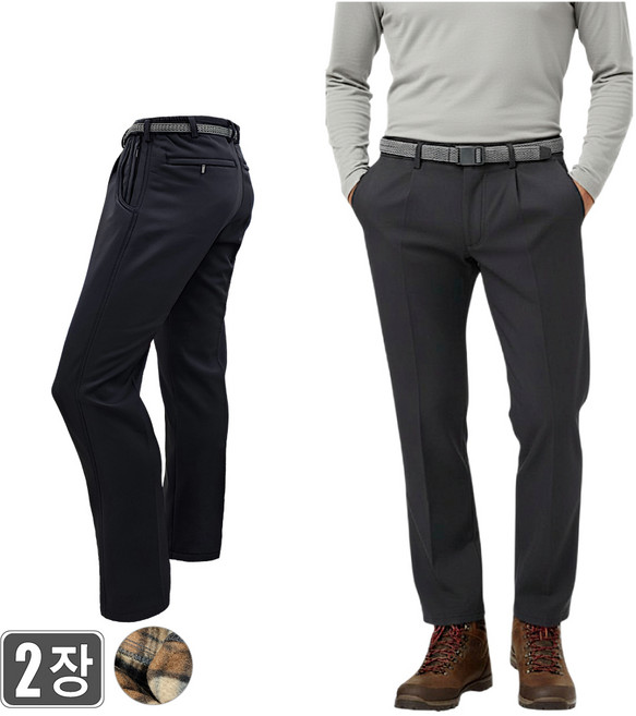 [1+1웨어몬] 겨울용 WF-1w 무지기모바지 일상복 등산 빅사이즈28~46