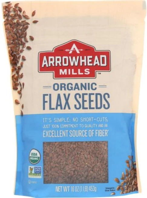 애로우헤드 밀스 아마씨 유기농2 S#1258664 1파운드 Arrowhead Mills Seed Flax Org, 1개, 453g - 쿠팡